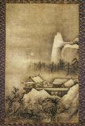 unknow artist Pavilions in a Mountain Landscape china oil painting reproduction